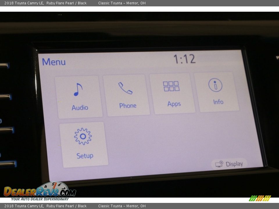 2018 Toyota Camry LE Ruby Flare Pearl / Black Photo #10