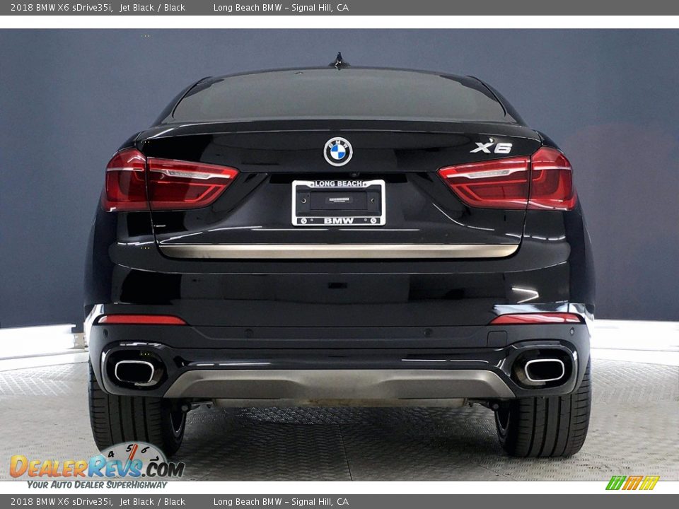 2018 BMW X6 sDrive35i Jet Black / Black Photo #3