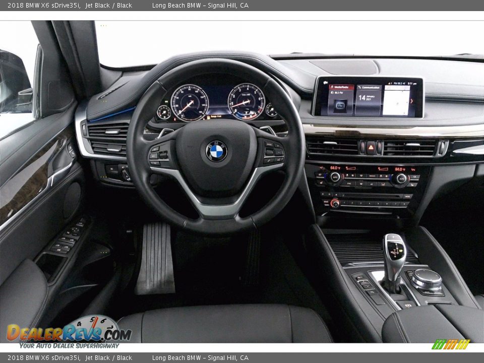 2018 BMW X6 sDrive35i Jet Black / Black Photo #4