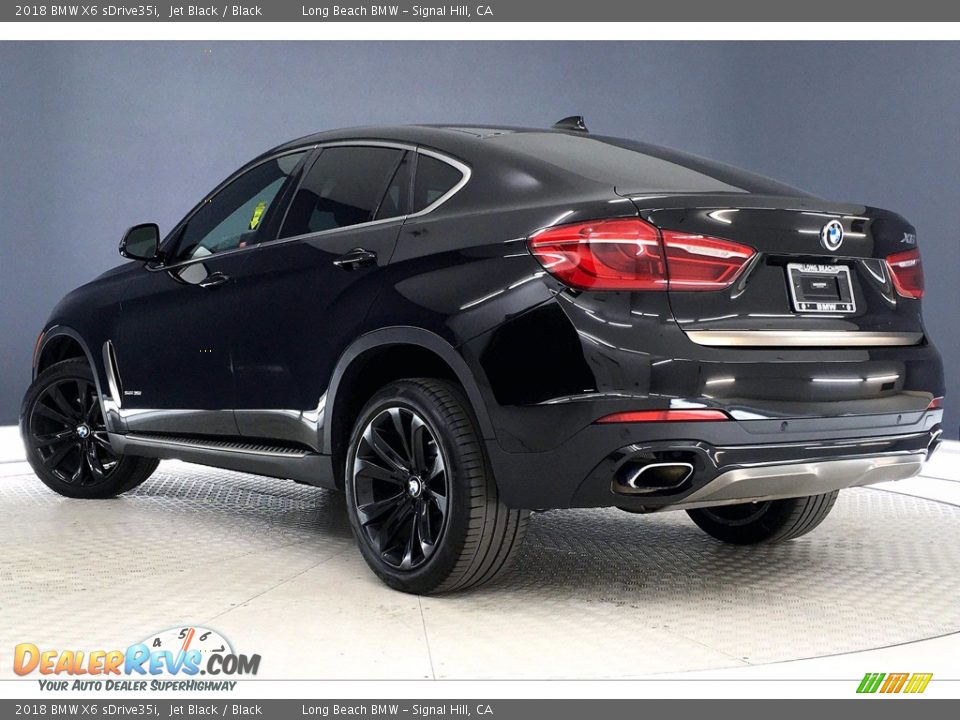 2018 BMW X6 sDrive35i Jet Black / Black Photo #10