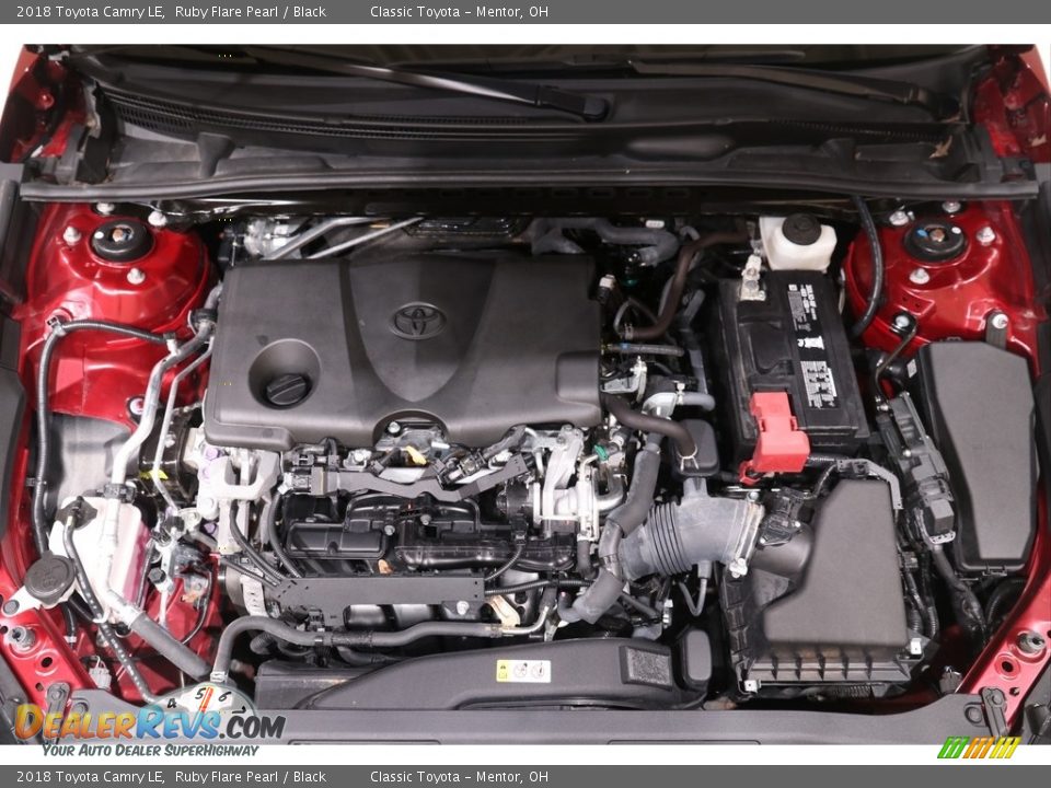 2018 Toyota Camry LE Ruby Flare Pearl / Black Photo #20