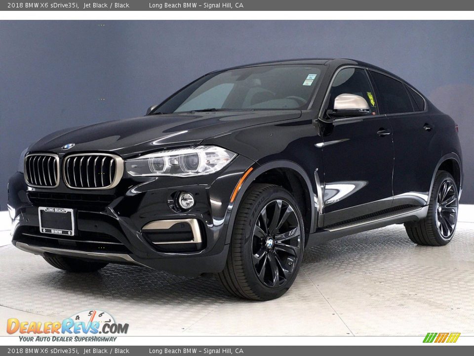 2018 BMW X6 sDrive35i Jet Black / Black Photo #12