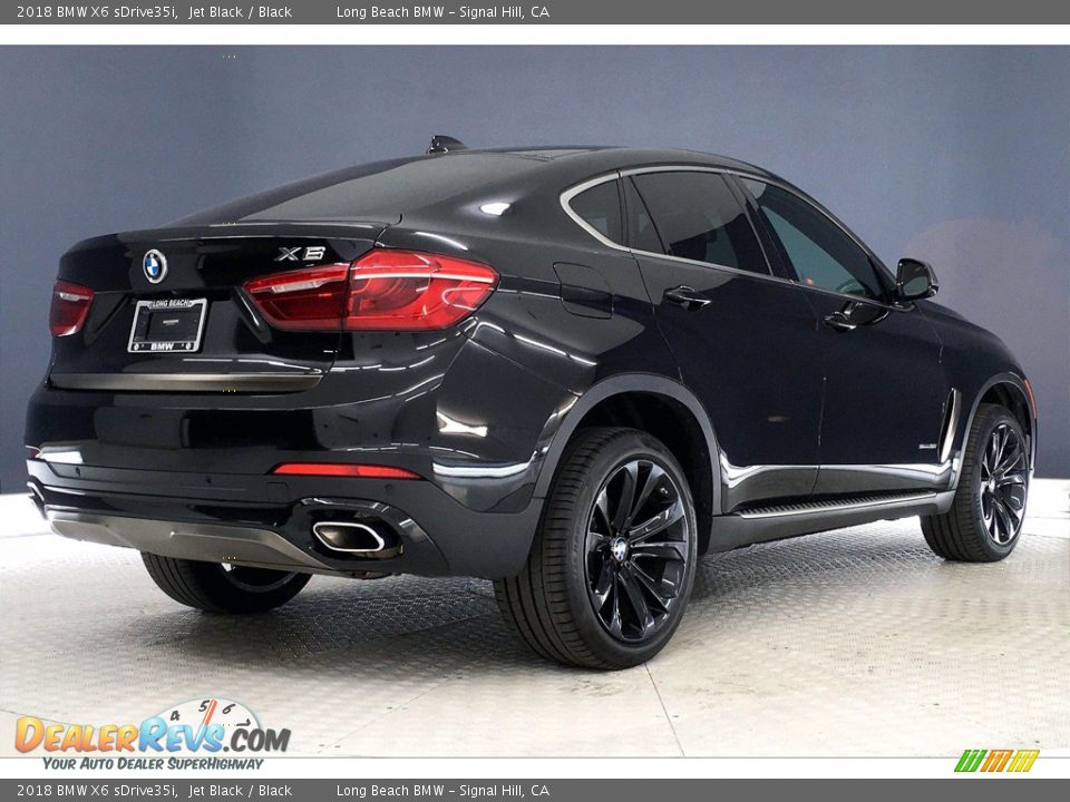 2018 BMW X6 sDrive35i Jet Black / Black Photo #13