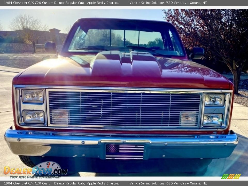 1984 Chevrolet C/K C20 Custom Deluxe Regular Cab Apple Red / Charcoal Photo #6