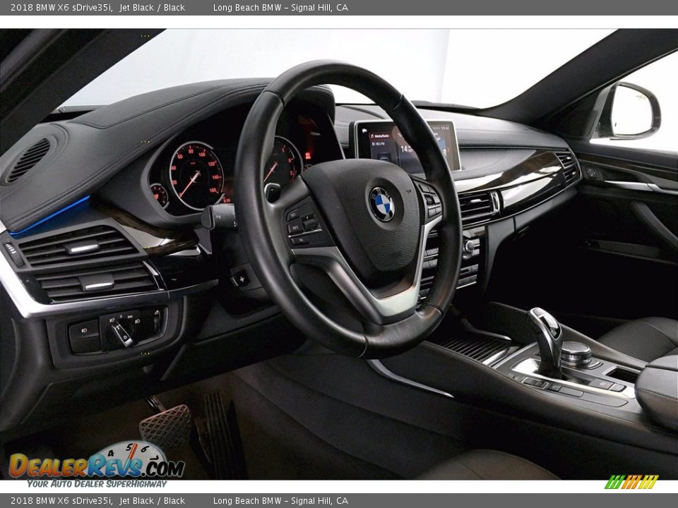 2018 BMW X6 sDrive35i Jet Black / Black Photo #21