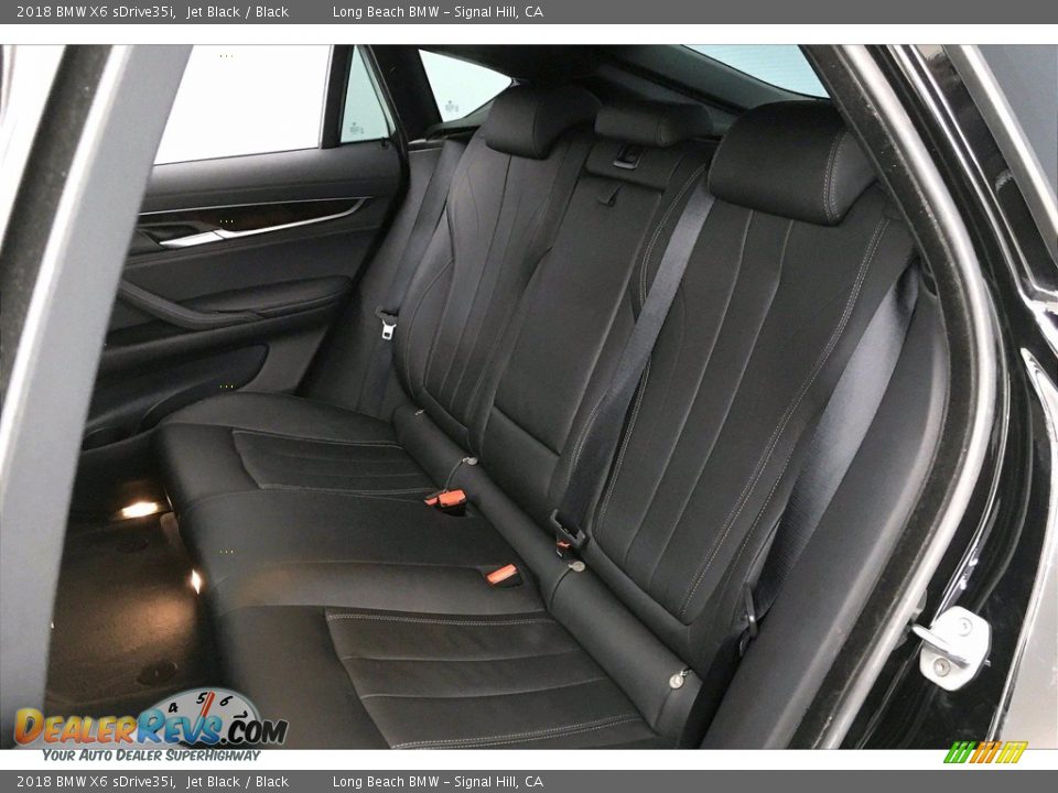 2018 BMW X6 sDrive35i Jet Black / Black Photo #30