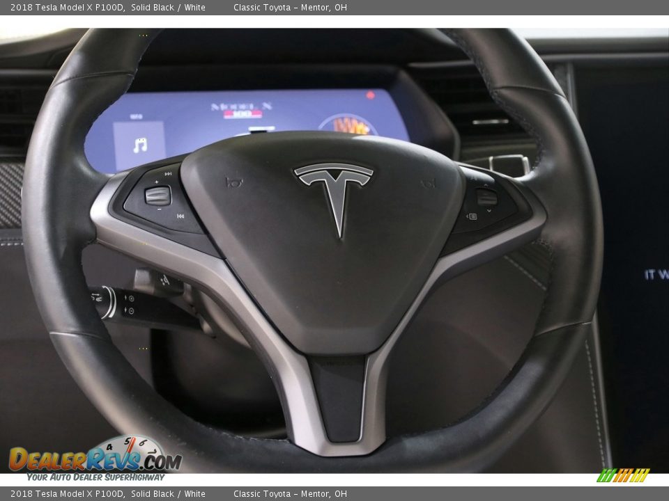 2018 Tesla Model X P100D Steering Wheel Photo #17