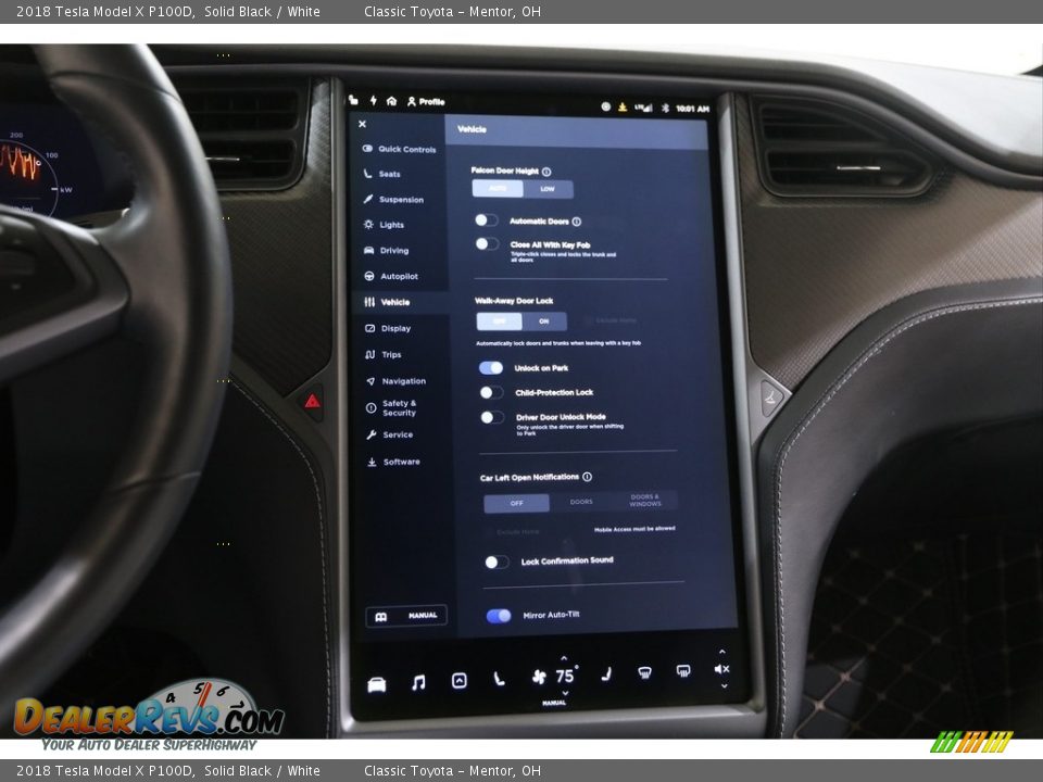 Controls of 2018 Tesla Model X P100D Photo #25