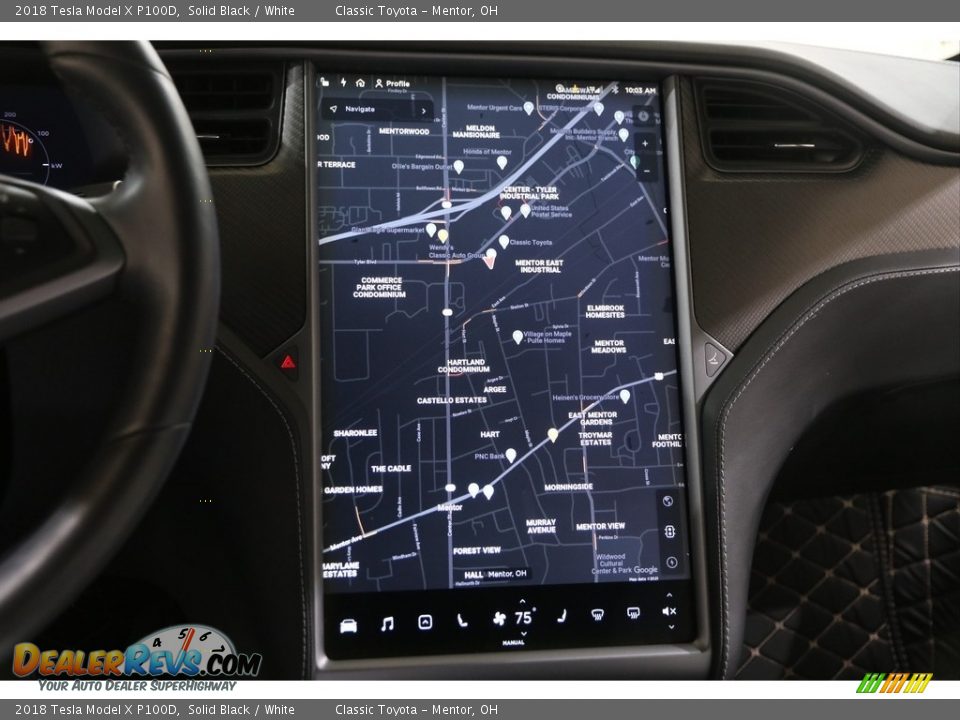 Navigation of 2018 Tesla Model X P100D Photo #29