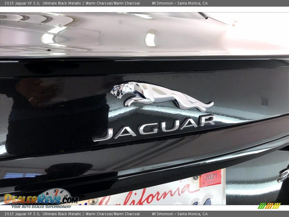 2015 Jaguar XF 3.0 Ultimate Black Metallic / Warm Charcoal/Warm Charcoal Photo #31