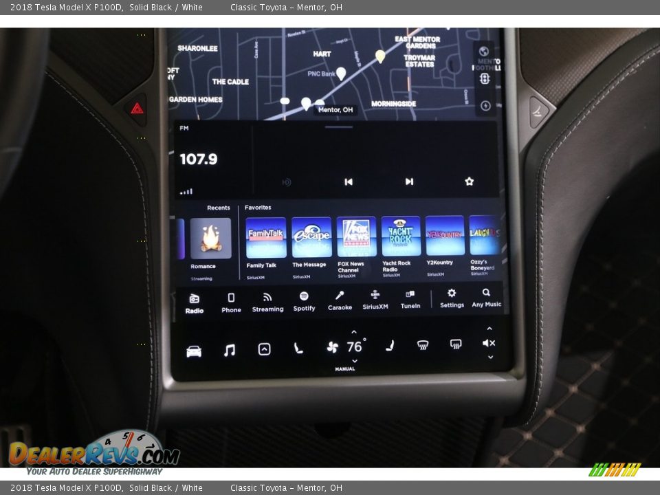 Controls of 2018 Tesla Model X P100D Photo #33