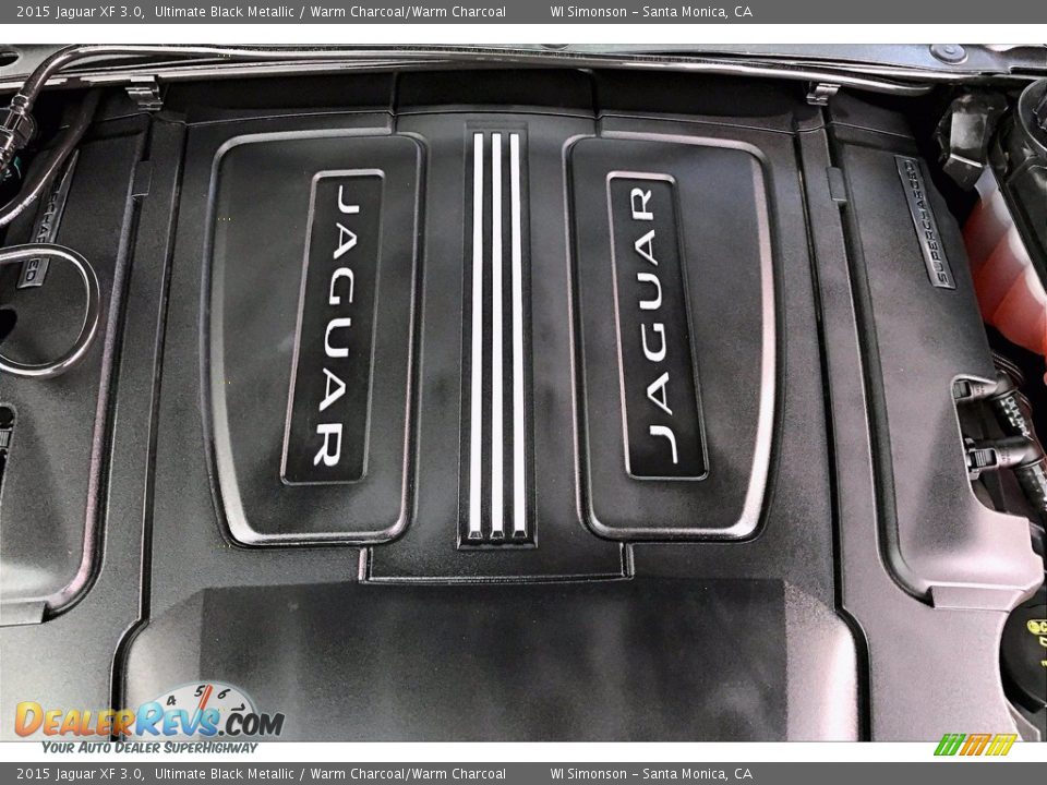 2015 Jaguar XF 3.0 Ultimate Black Metallic / Warm Charcoal/Warm Charcoal Photo #32
