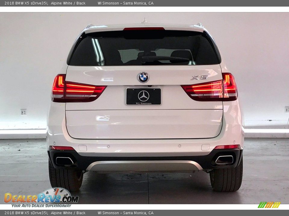 2018 BMW X5 sDrive35i Alpine White / Black Photo #3