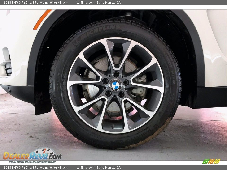 2018 BMW X5 sDrive35i Alpine White / Black Photo #8