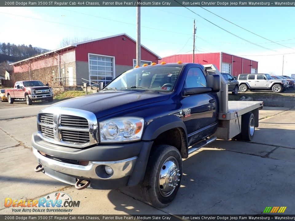 Front 3/4 View of 2008 Dodge Ram 3500 ST Regular Cab 4x4 Chassis Photo #1