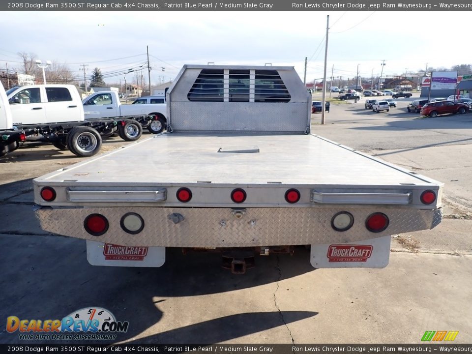 2008 Dodge Ram 3500 ST Regular Cab 4x4 Chassis Patriot Blue Pearl / Medium Slate Gray Photo #4