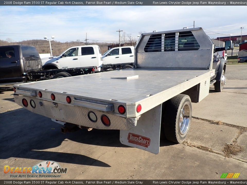 2008 Dodge Ram 3500 ST Regular Cab 4x4 Chassis Patriot Blue Pearl / Medium Slate Gray Photo #5