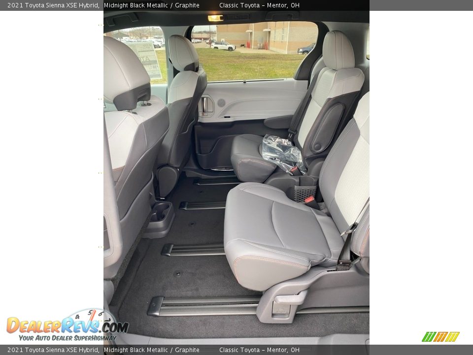 Rear Seat of 2021 Toyota Sienna XSE Hybrid Photo #3