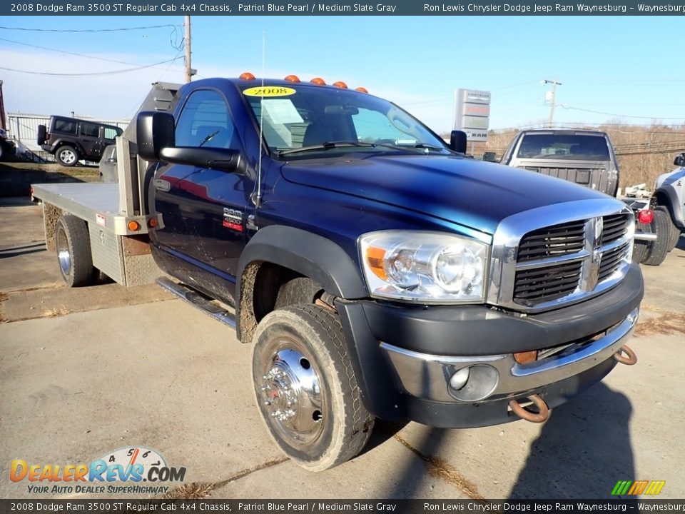 Patriot Blue Pearl 2008 Dodge Ram 3500 ST Regular Cab 4x4 Chassis Photo #7