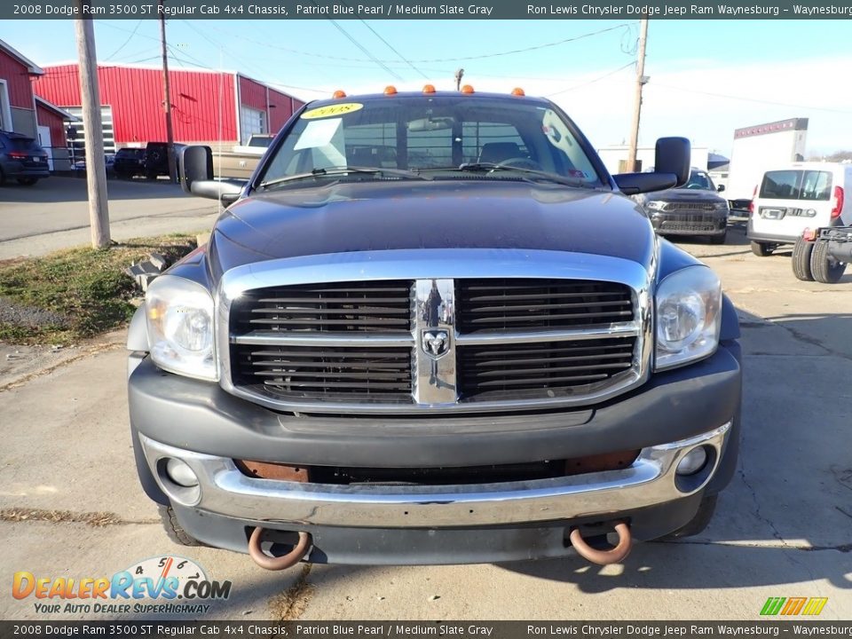 2008 Dodge Ram 3500 ST Regular Cab 4x4 Chassis Patriot Blue Pearl / Medium Slate Gray Photo #8