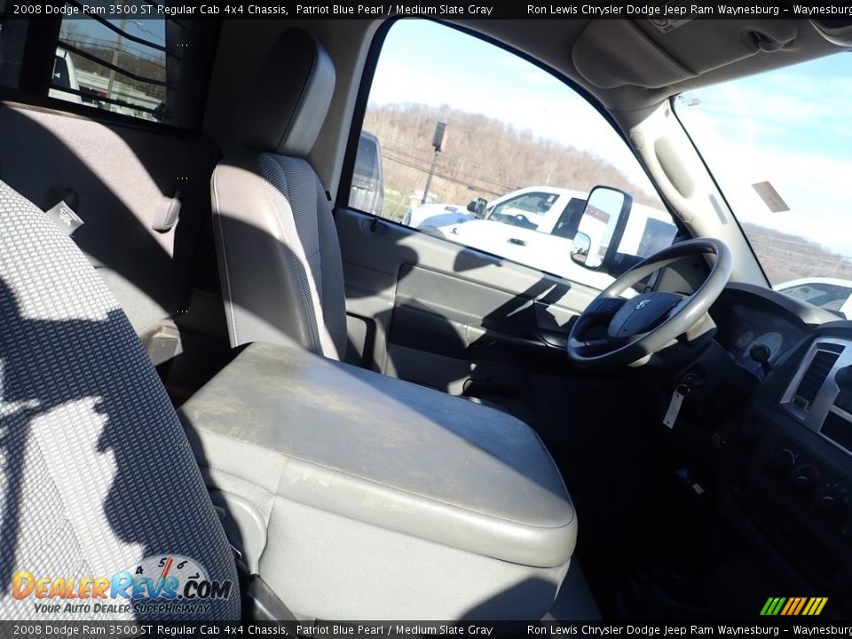 2008 Dodge Ram 3500 ST Regular Cab 4x4 Chassis Patriot Blue Pearl / Medium Slate Gray Photo #9