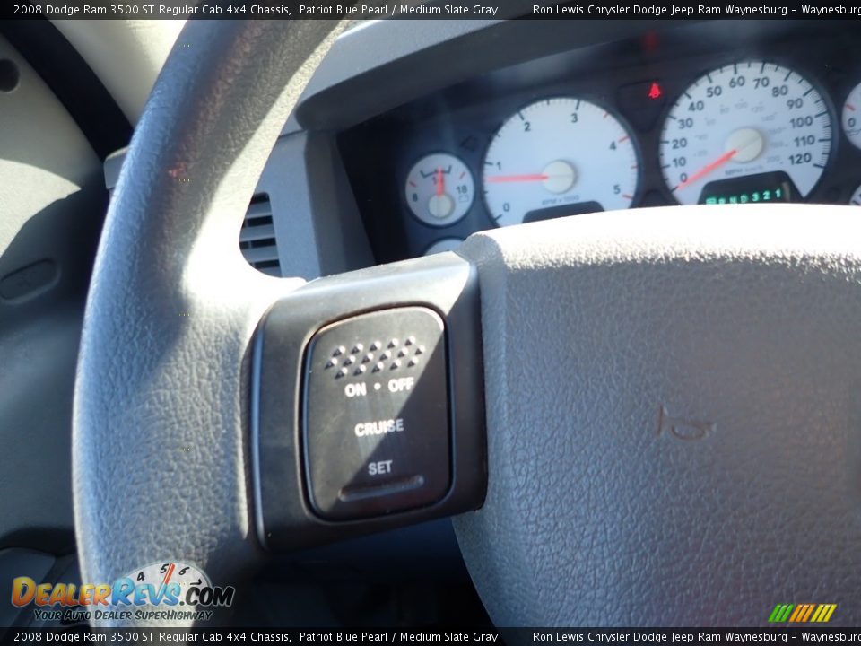 2008 Dodge Ram 3500 ST Regular Cab 4x4 Chassis Patriot Blue Pearl / Medium Slate Gray Photo #18