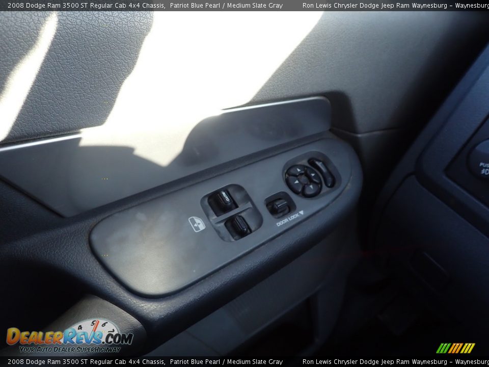 2008 Dodge Ram 3500 ST Regular Cab 4x4 Chassis Patriot Blue Pearl / Medium Slate Gray Photo #20