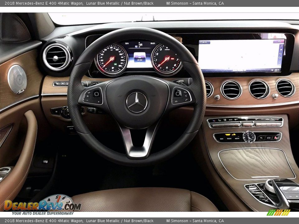 Dashboard of 2018 Mercedes-Benz E 400 4Matic Wagon Photo #4