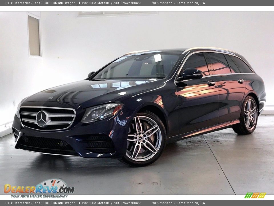 Lunar Blue Metallic 2018 Mercedes-Benz E 400 4Matic Wagon Photo #12