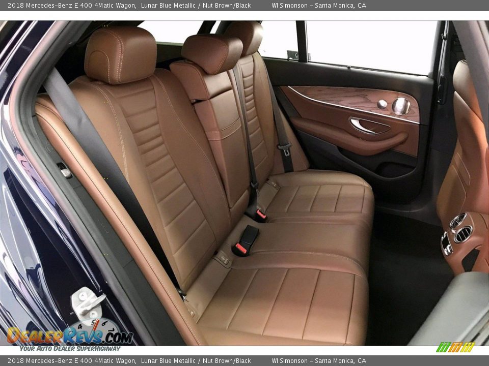 Rear Seat of 2018 Mercedes-Benz E 400 4Matic Wagon Photo #19