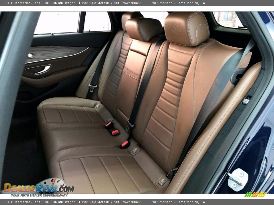 Rear Seat of 2018 Mercedes-Benz E 400 4Matic Wagon Photo #20