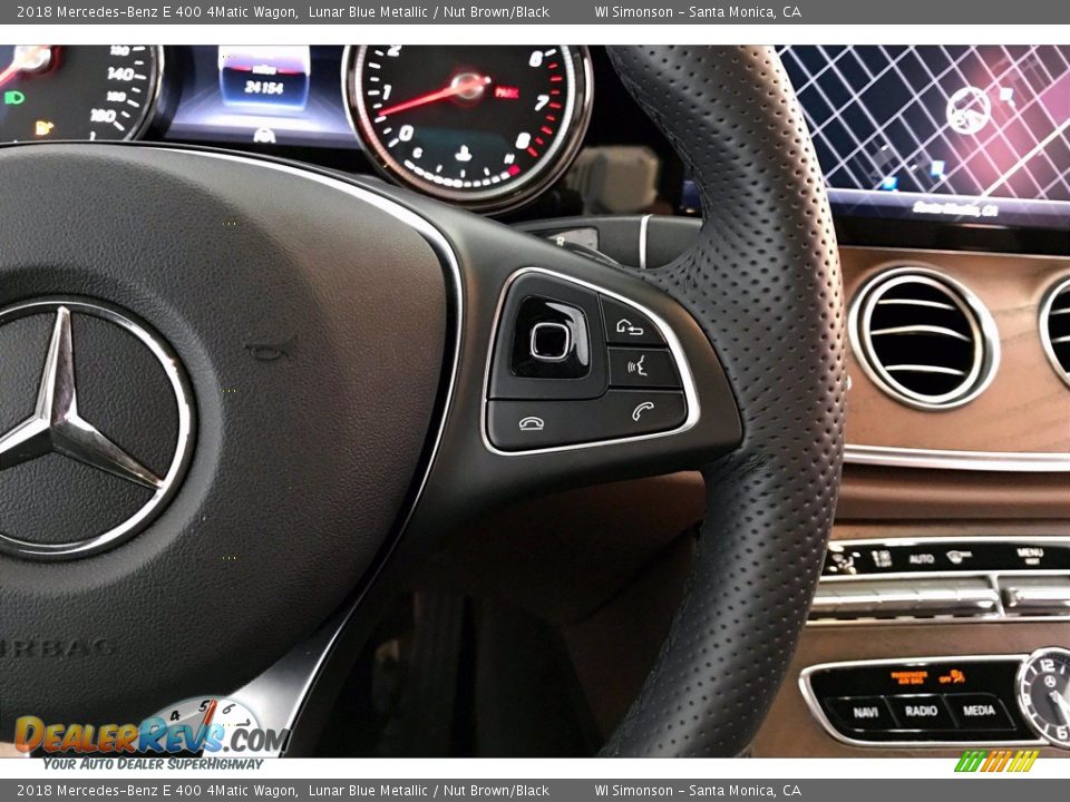 2018 Mercedes-Benz E 400 4Matic Wagon Steering Wheel Photo #22