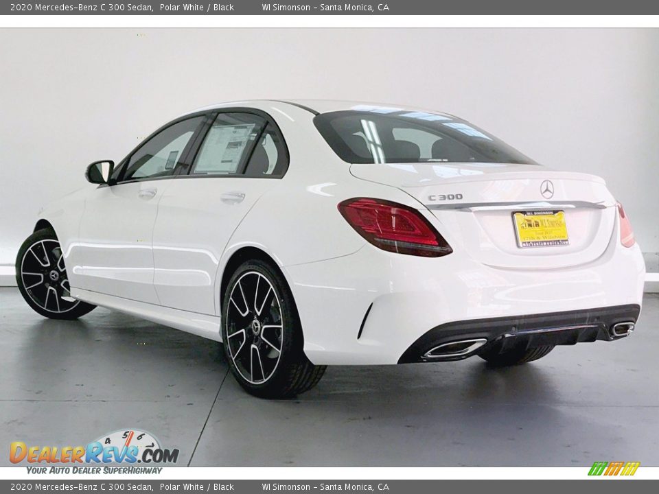 2020 Mercedes-Benz C 300 Sedan Polar White / Black Photo #2