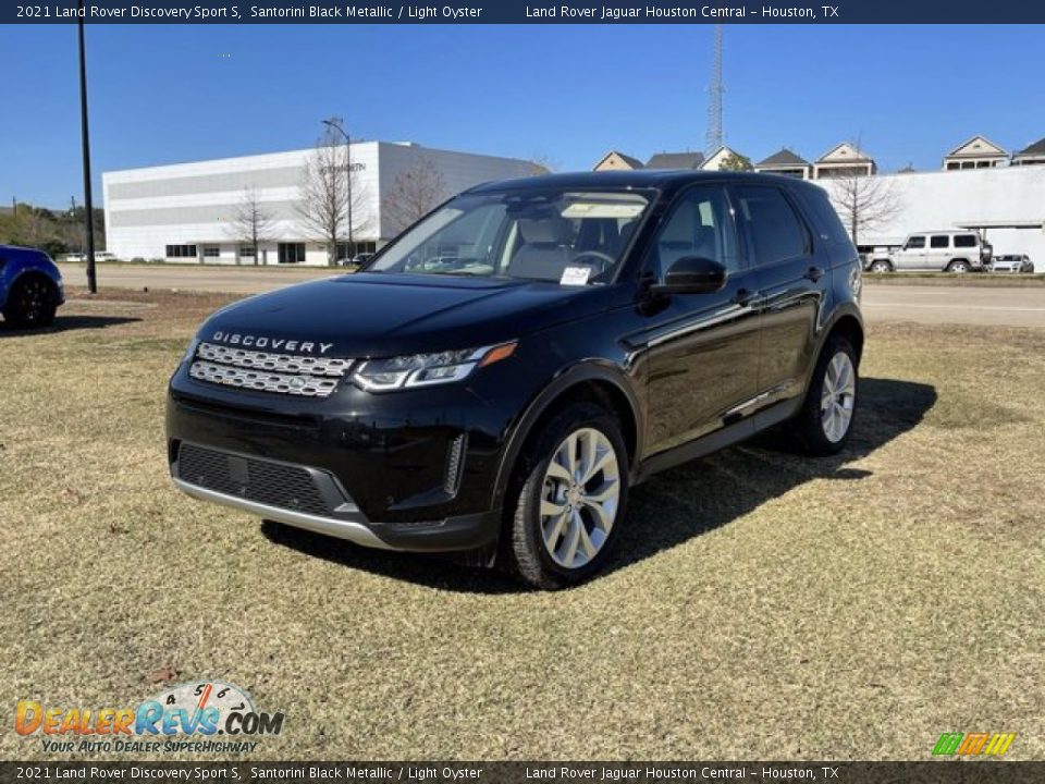 2021 Land Rover Discovery Sport S Santorini Black Metallic / Light Oyster Photo #1