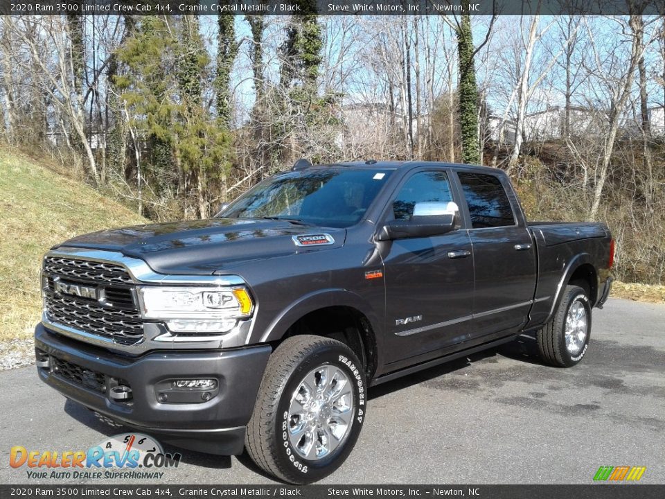 2020 Ram 3500 Limited Crew Cab 4x4 Granite Crystal Metallic / Black Photo #3