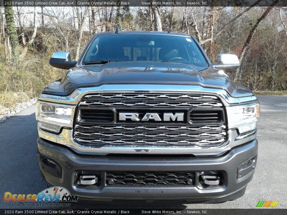 2020 Ram 3500 Limited Crew Cab 4x4 Granite Crystal Metallic / Black Photo #4