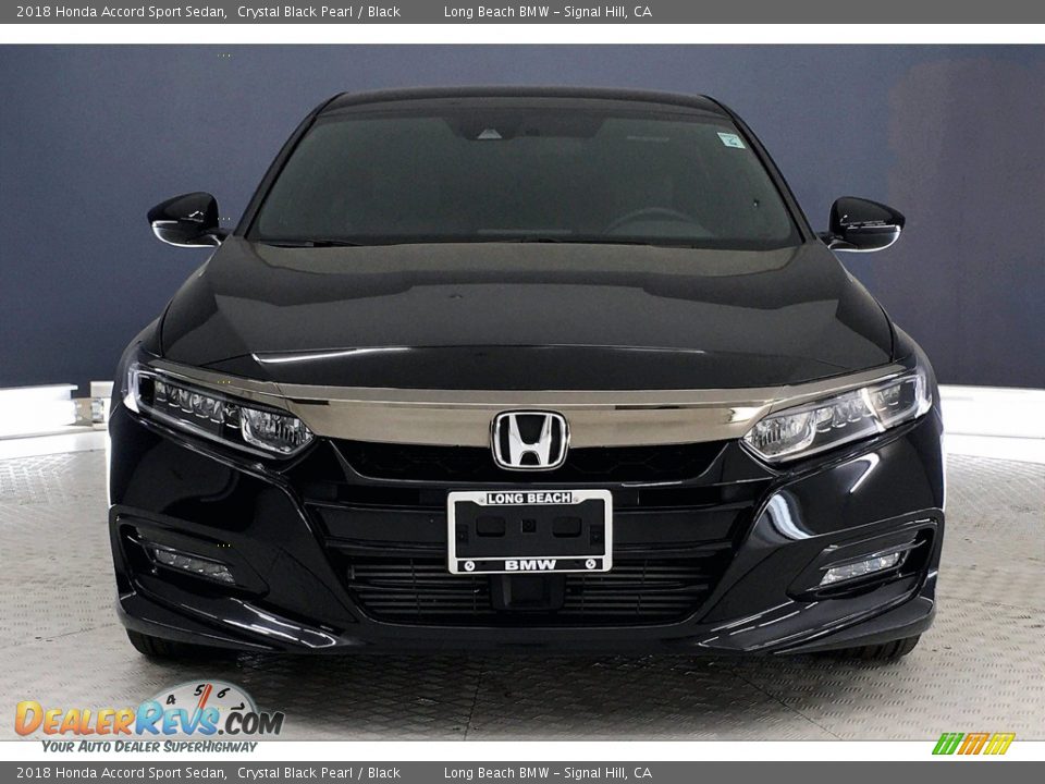 2018 Honda Accord Sport Sedan Crystal Black Pearl / Black Photo #2