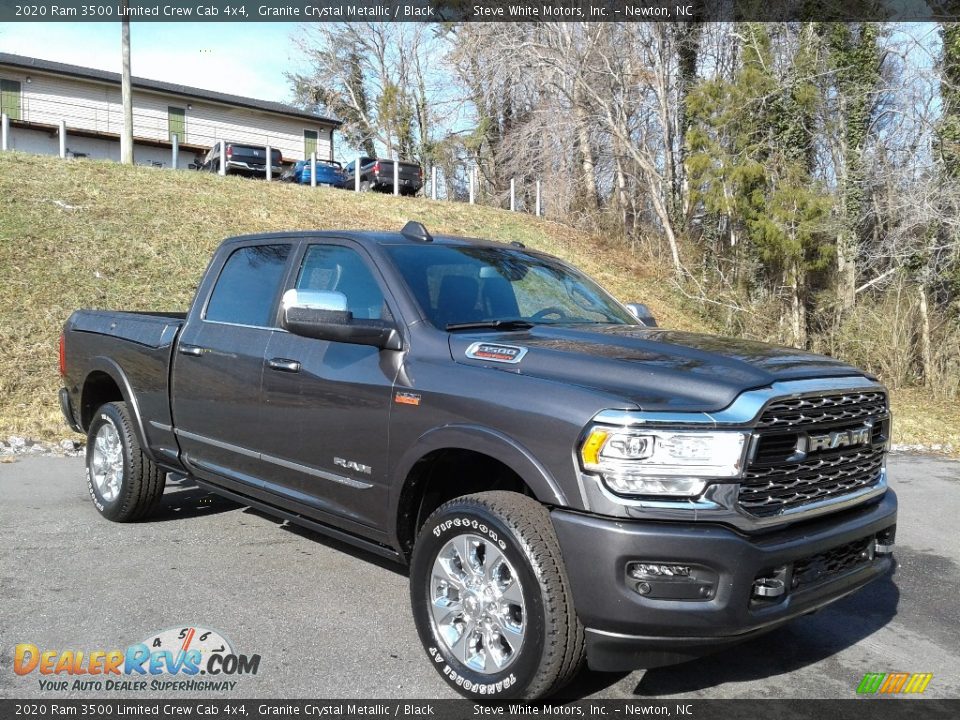 2020 Ram 3500 Limited Crew Cab 4x4 Granite Crystal Metallic / Black Photo #5