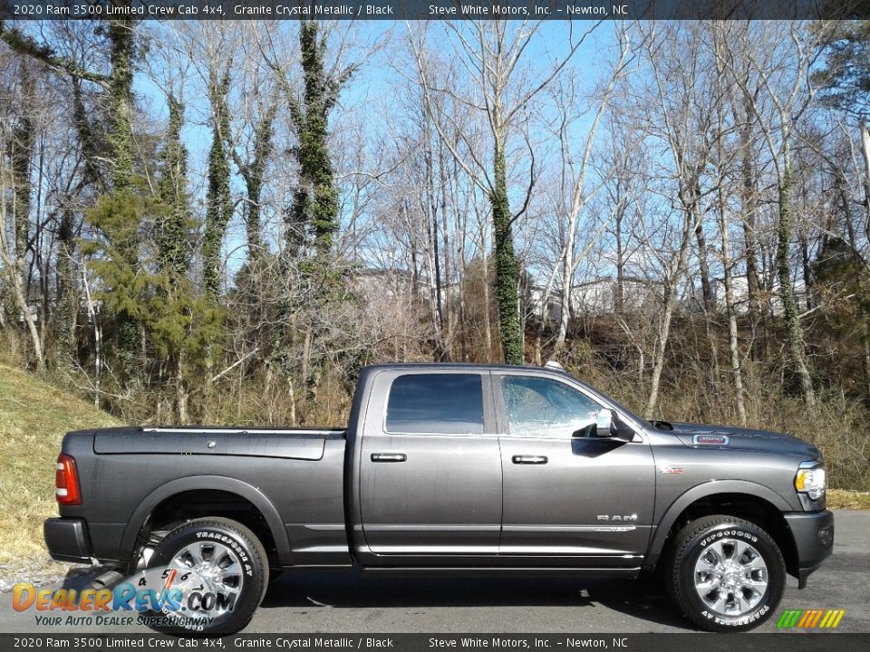 2020 Ram 3500 Limited Crew Cab 4x4 Granite Crystal Metallic / Black Photo #6