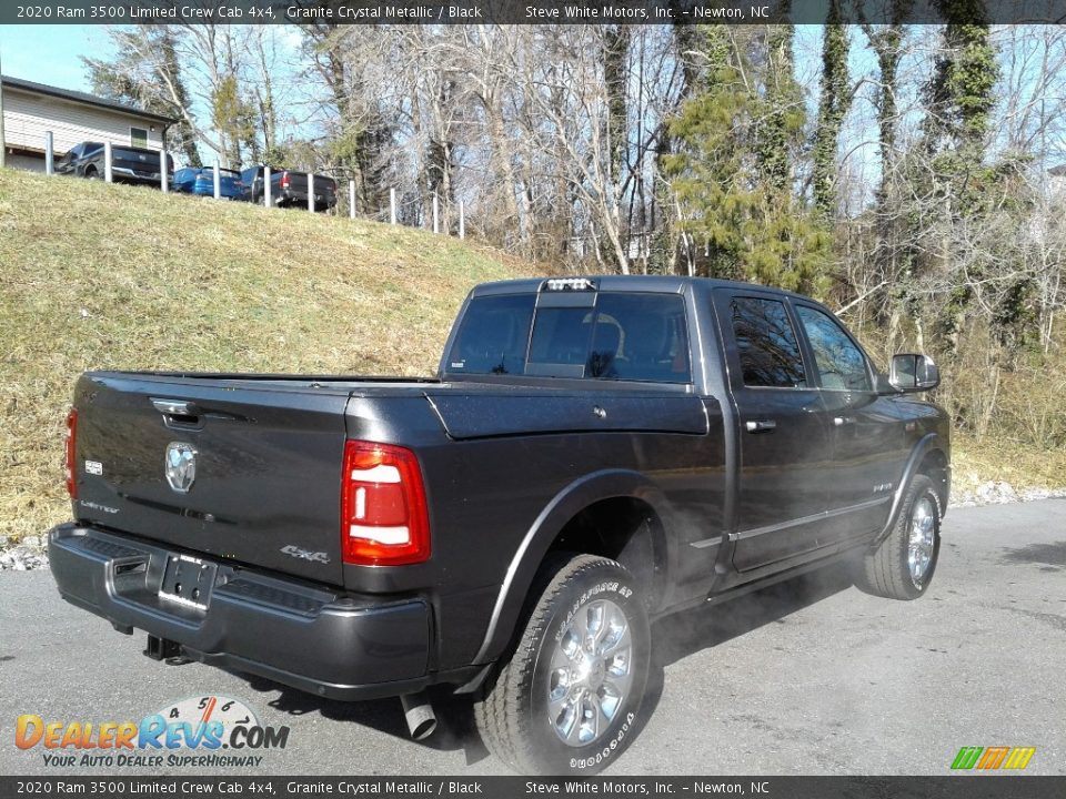 2020 Ram 3500 Limited Crew Cab 4x4 Granite Crystal Metallic / Black Photo #7