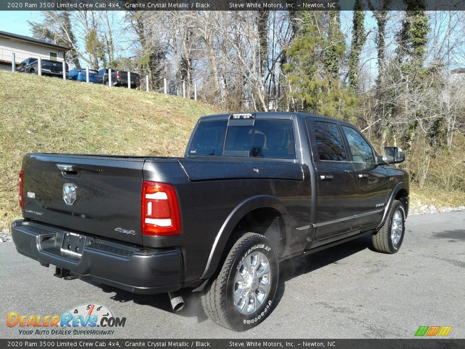 2020 Ram 3500 Limited Crew Cab 4x4 Granite Crystal Metallic / Black Photo #8