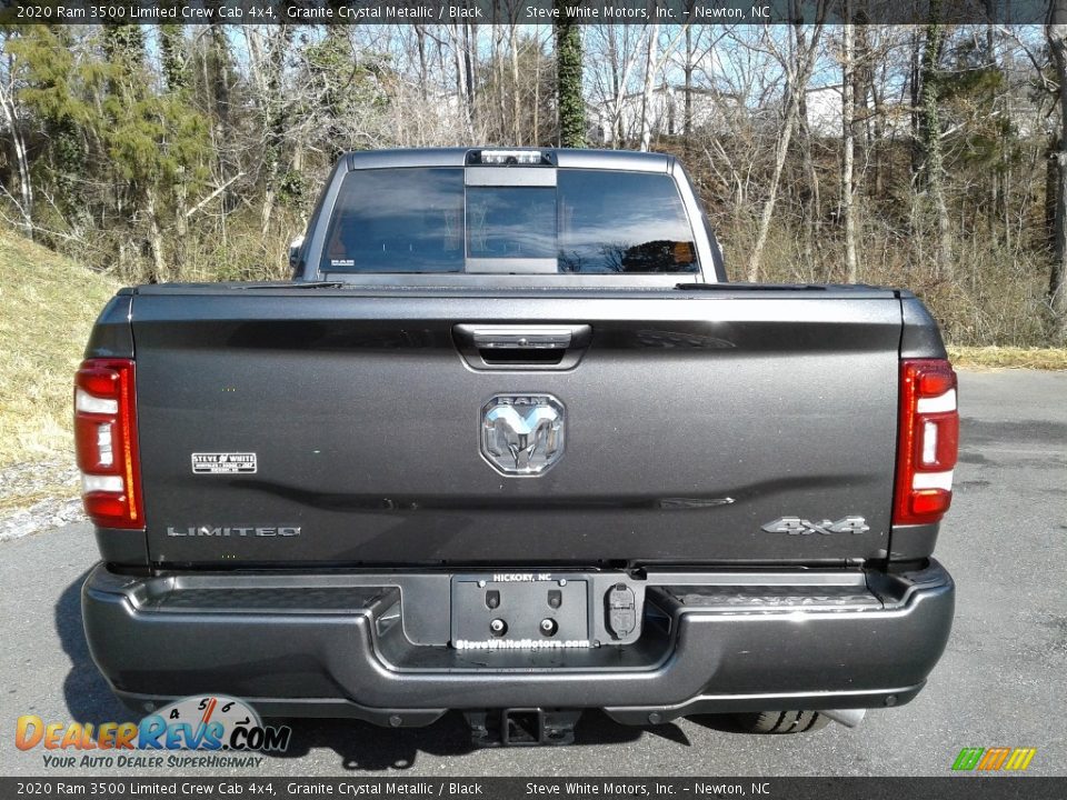 2020 Ram 3500 Limited Crew Cab 4x4 Granite Crystal Metallic / Black Photo #10