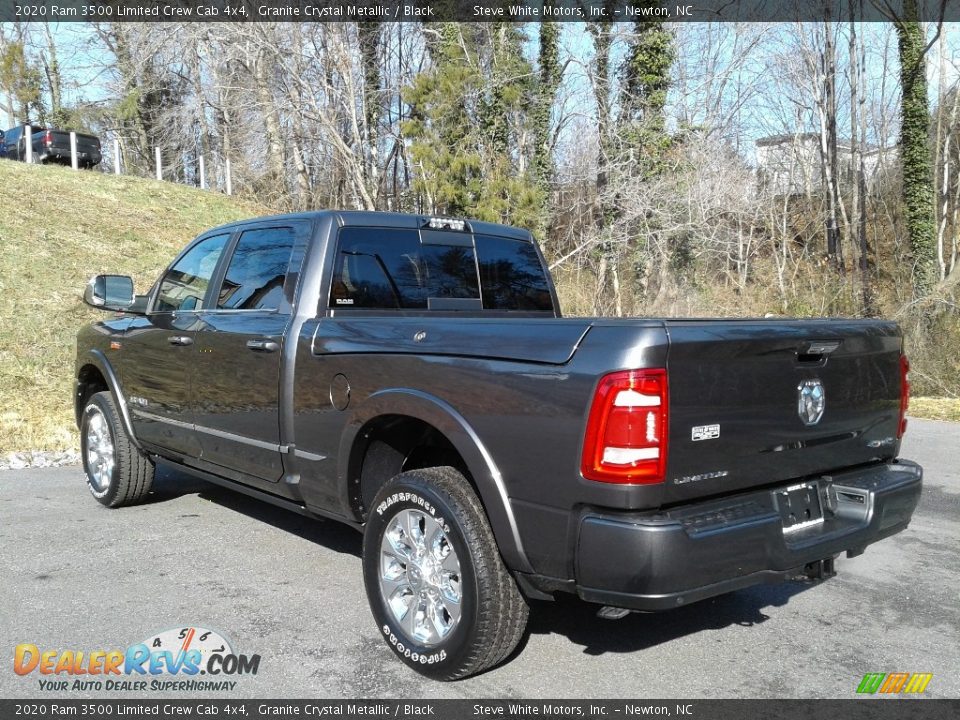 2020 Ram 3500 Limited Crew Cab 4x4 Granite Crystal Metallic / Black Photo #12