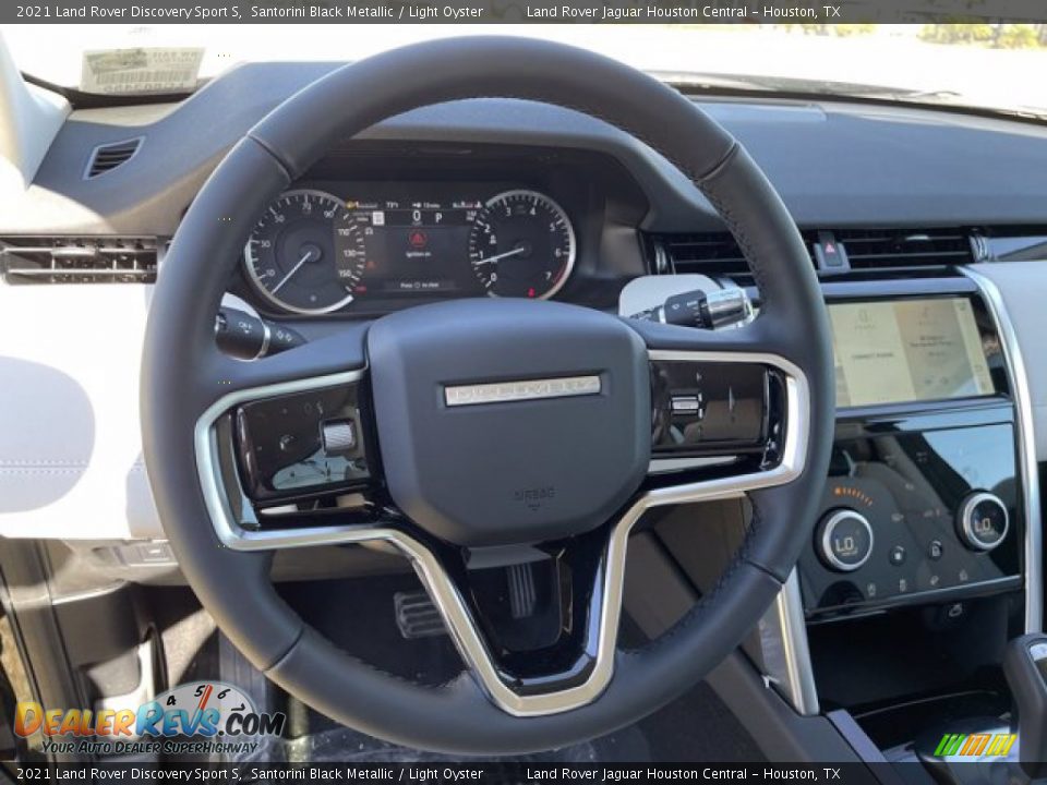 2021 Land Rover Discovery Sport S Santorini Black Metallic / Light Oyster Photo #16