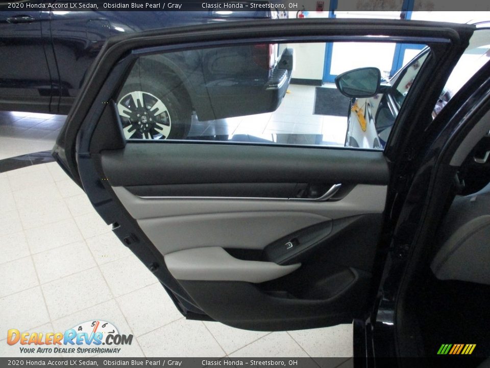 2020 Honda Accord LX Sedan Obsidian Blue Pearl / Gray Photo #23