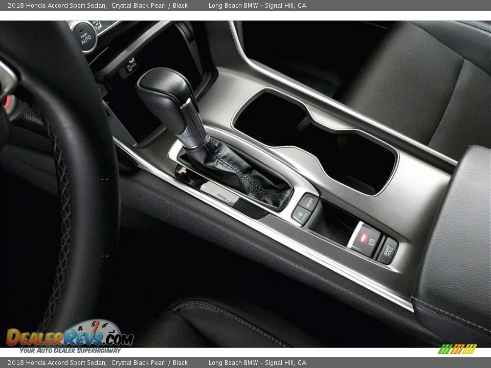 2018 Honda Accord Sport Sedan Crystal Black Pearl / Black Photo #16