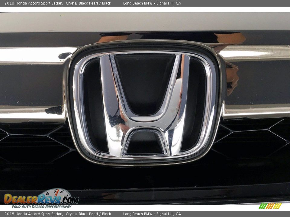 2018 Honda Accord Sport Sedan Crystal Black Pearl / Black Photo #32