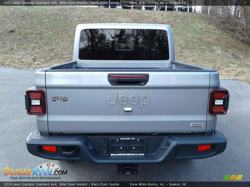 2020 Jeep Gladiator Overland 4x4 Billet Silver Metallic / Black/Dark Saddle Photo #7