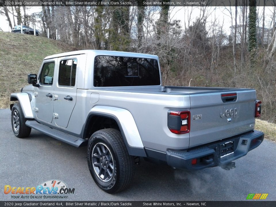 2020 Jeep Gladiator Overland 4x4 Billet Silver Metallic / Black/Dark Saddle Photo #9