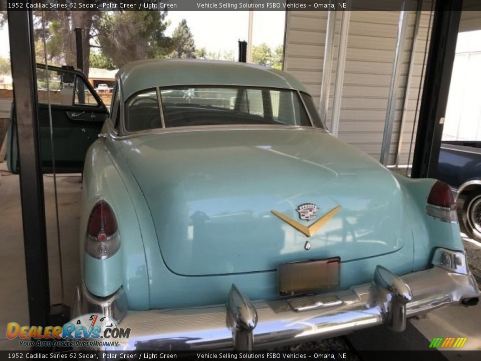 1952 Cadillac Series 62 Sedan Polar Green / Light Green Photo #2